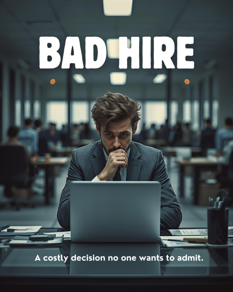 cost of a bad hire infographic