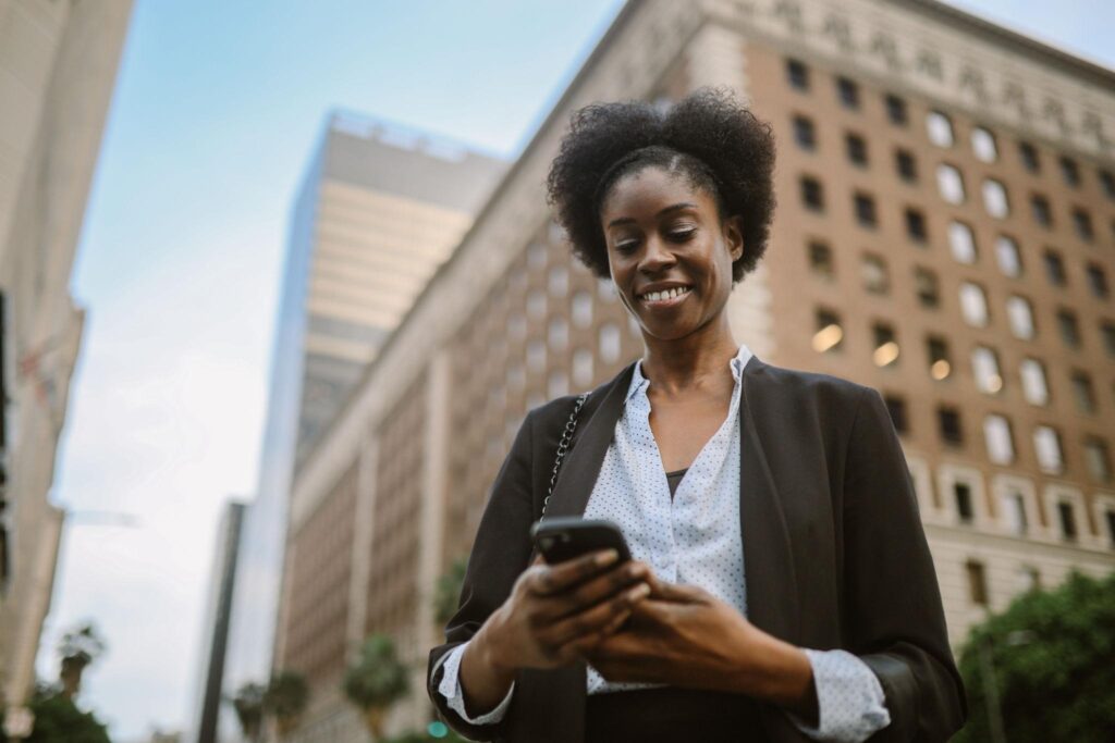 Professional job seeker preparing for a new career opportunity in Southern California